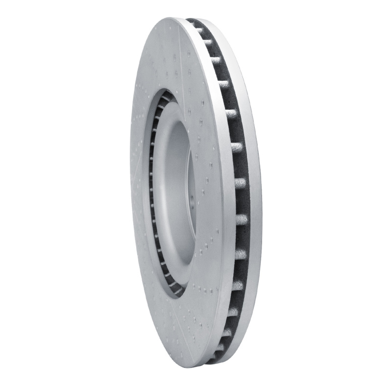 Mercedes-Benz G63 AMG Brake Rotor (1) - Front - R1 Concepts - GeoSPEC Coated Rotor - Drilled and Slotted - `13-`18